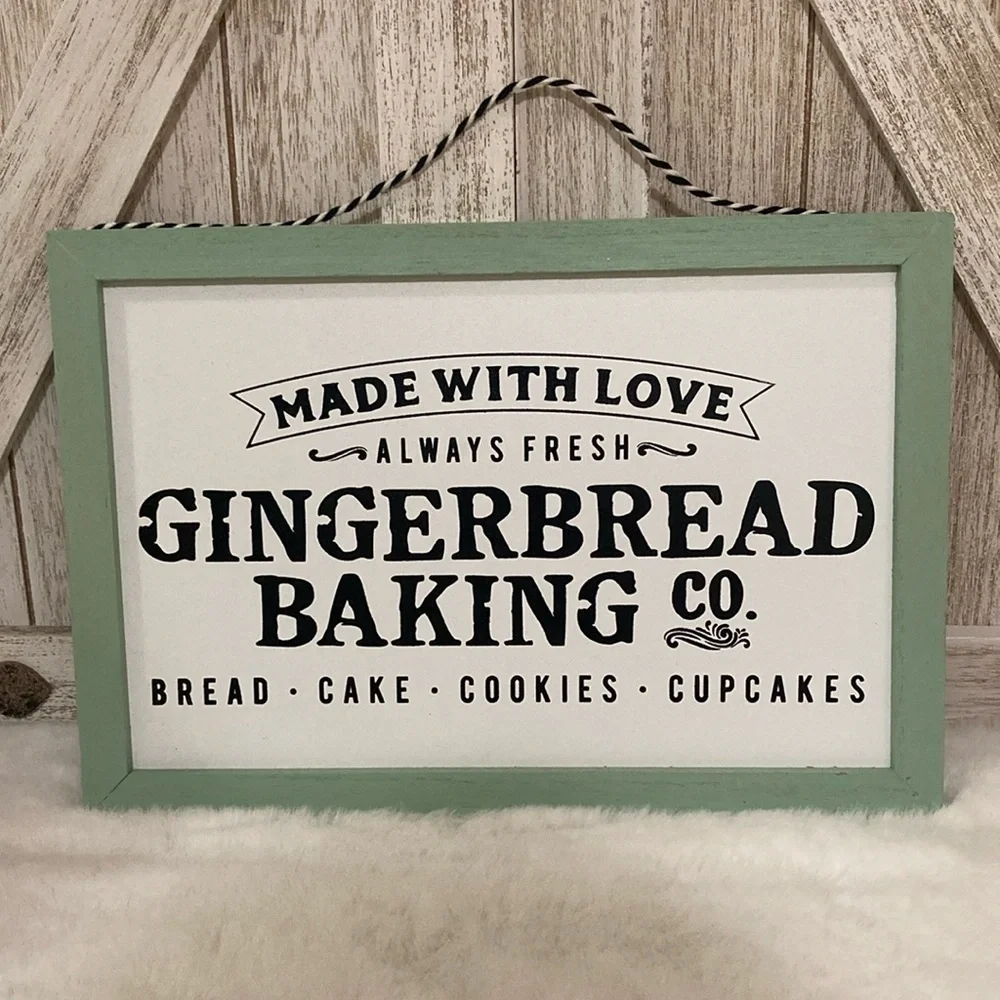 Target BP 2019 Christmas Gingerbread Baking Sign